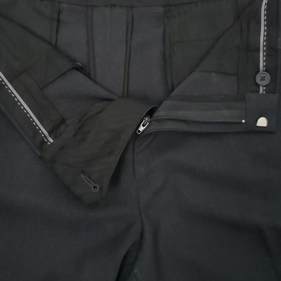 Men's Charcoal Dress Pants - Picture 2 of 4